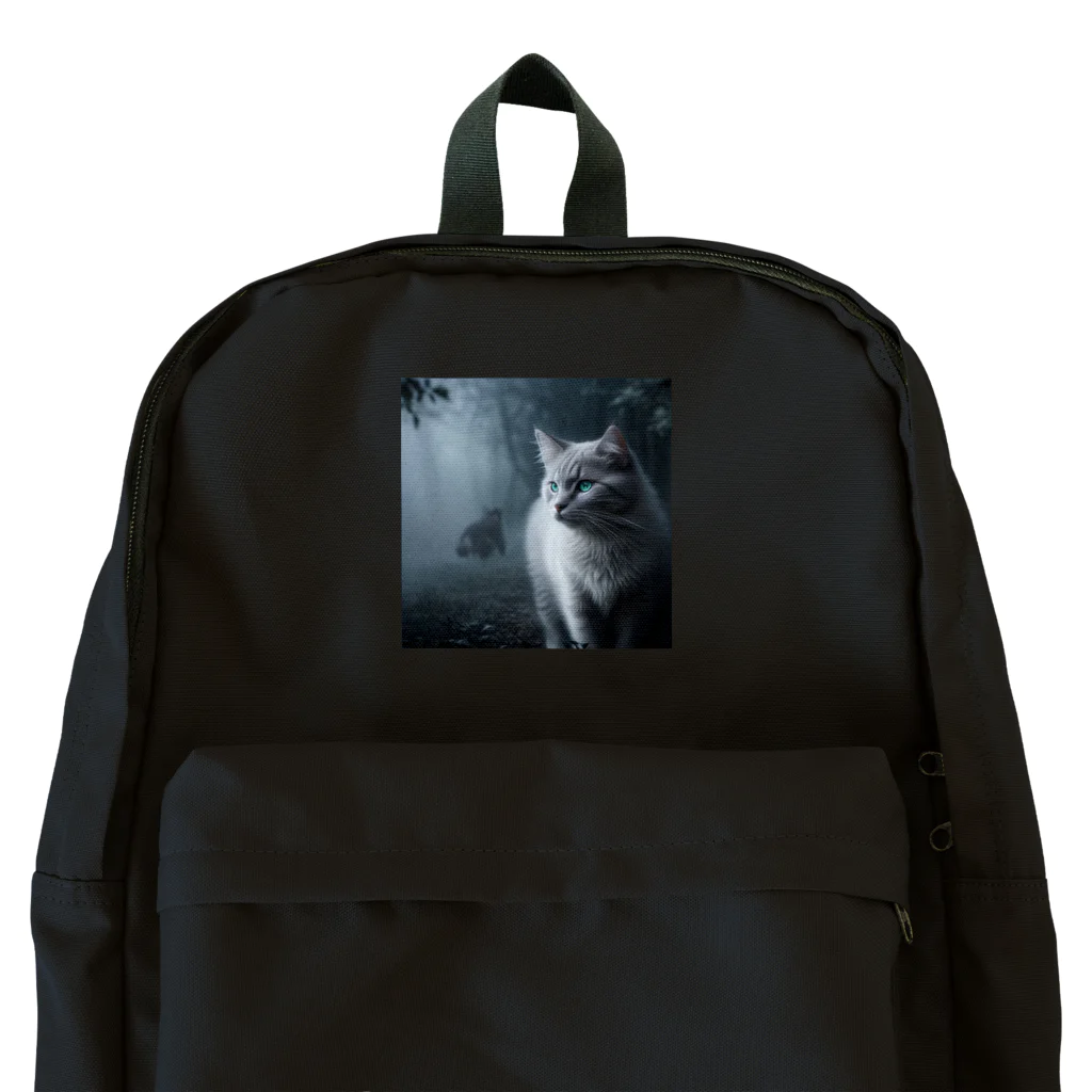 ZZRR12の「境界を見つめる猫の眼差し」 Backpack