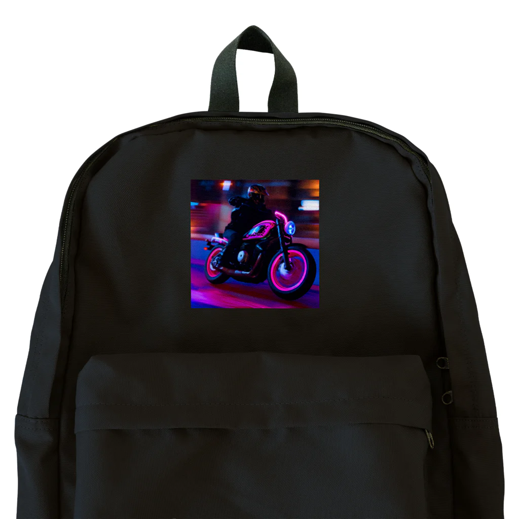 MaSaRuのバイクのイラストグッズ Backpack