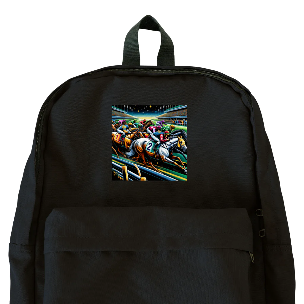 Design by hisachilの競馬 Backpack