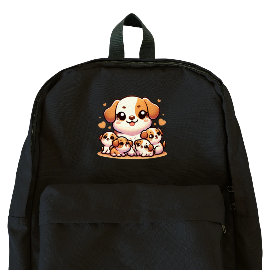 mitsu5872のわんぱく子犬とやさしいママ Backpack