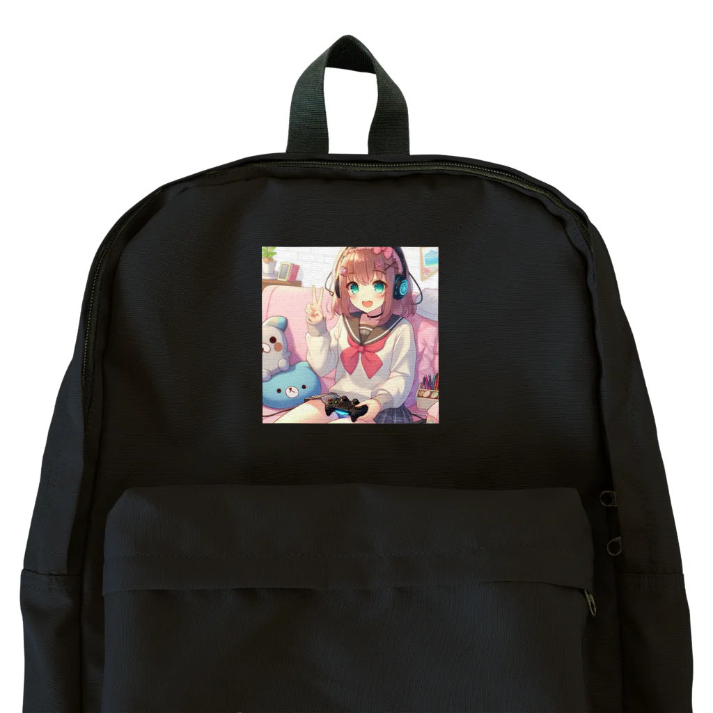 luckyTigerのゲーム女子 Backpack