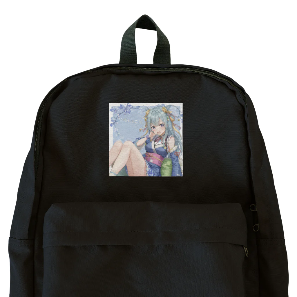 MonMochiの着物の少女 Backpack