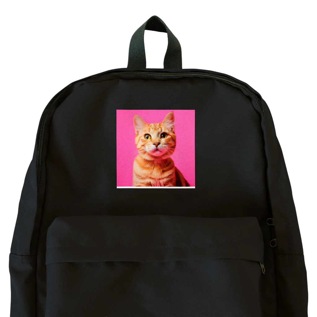 ひらめき文具屋の可愛い猫のイラストグッズ Backpack