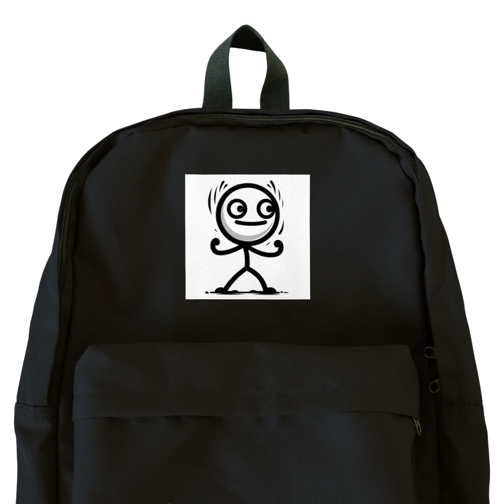 Design by hisachilの線人くん(ガッツ) Backpack