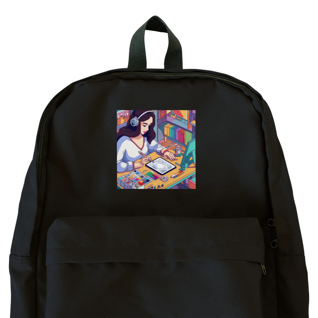 Radiant Lifestyle Storeの女性イラストレーター Backpack