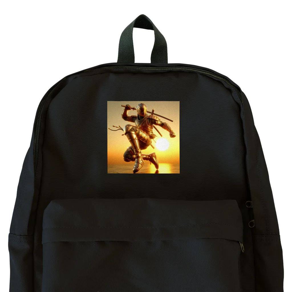 にんにんにんじゃのゴールデン忍者 Backpack