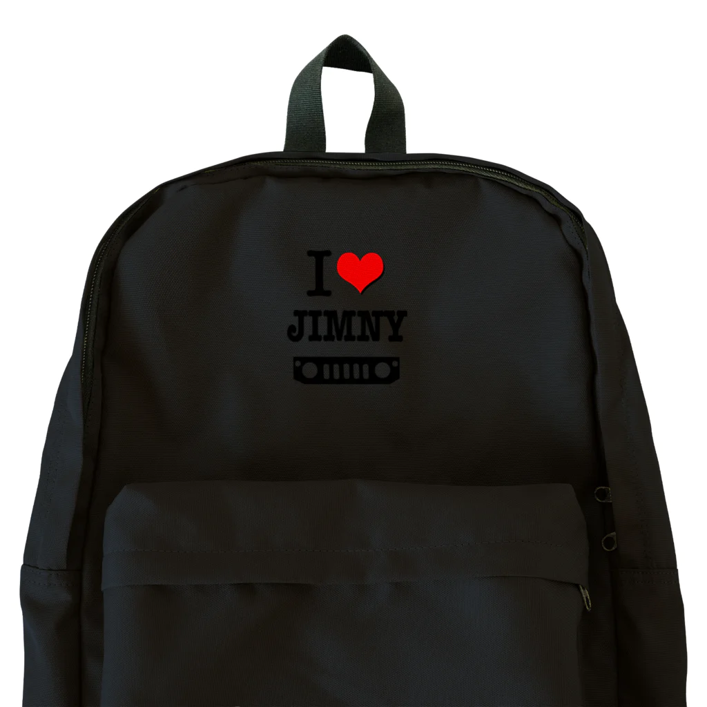 おもしろいTシャツ屋さんのI LOVE JIMNY ジムニー Backpack
