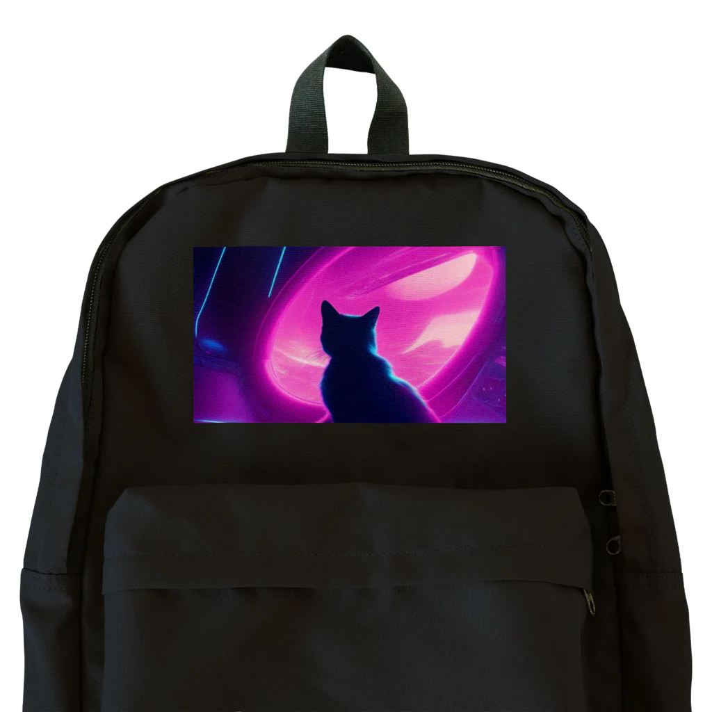 ParadigmStar　パラダイムスターの空に思いはせる猫 Backpack