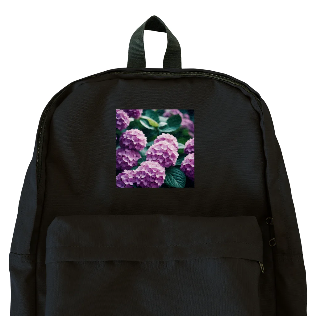 neat55のアジサイの球状の花房 Backpack