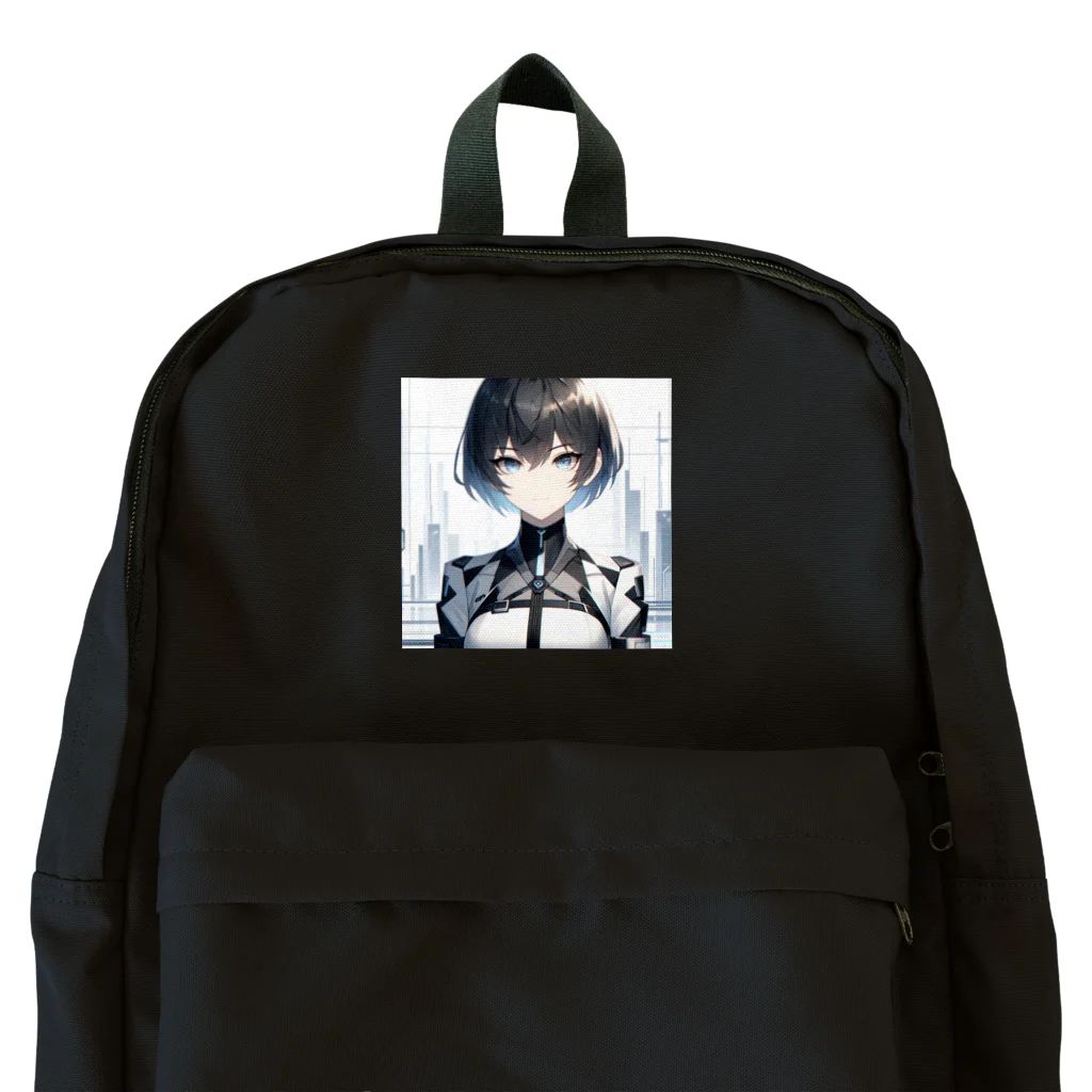 しんがんの未来的なAI美女 Backpack