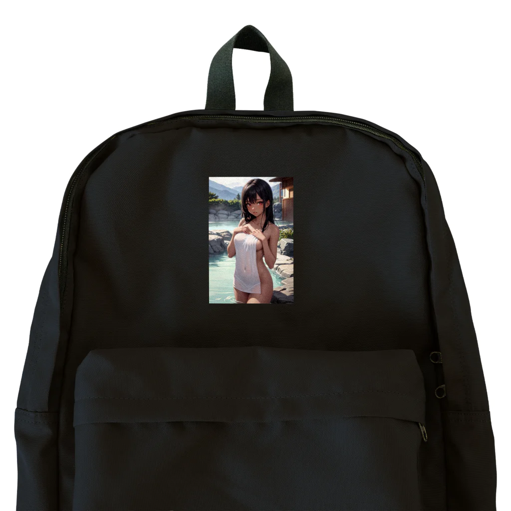 OPI_TT_RyumisVelnの褐色の女の子が贅沢な温泉でまったりと過ごしています。 Backpack