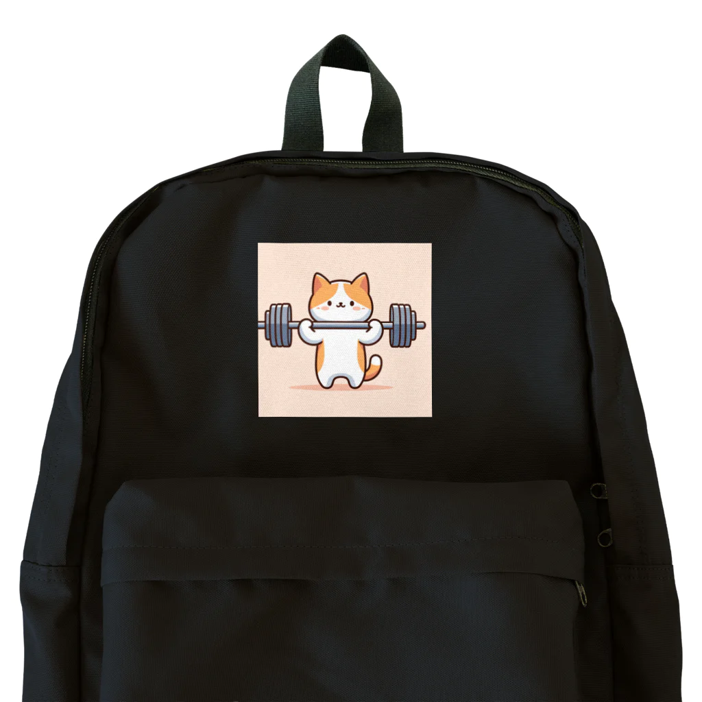 ibashunyaのアームカール猫 Backpack