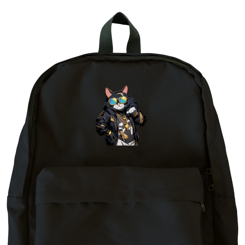 *˚𝔑𝔶𝔲𝔫𝔤𝔢𝔩𝔰 𝔰𝔥𝔬𝔭のヒップホップアニマルズ ネコ Backpack