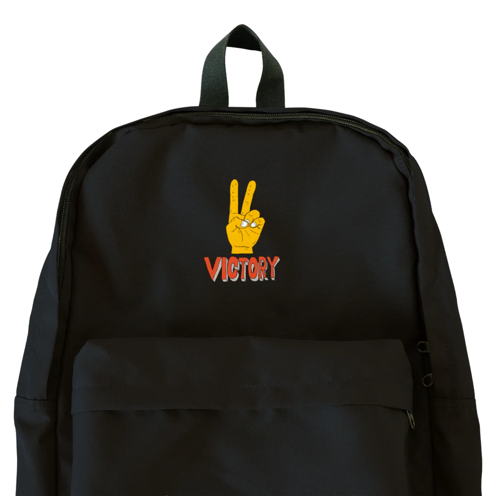 ゴハンオオモリのVICTORY_チョキ Backpack