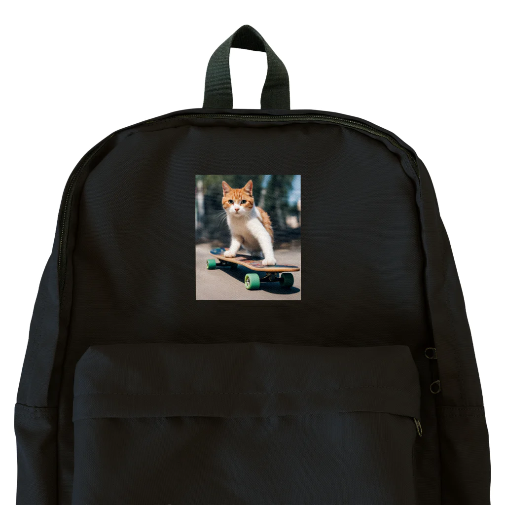 ゴーアップのa cat on the skateboard（スケボネコ） Backpack