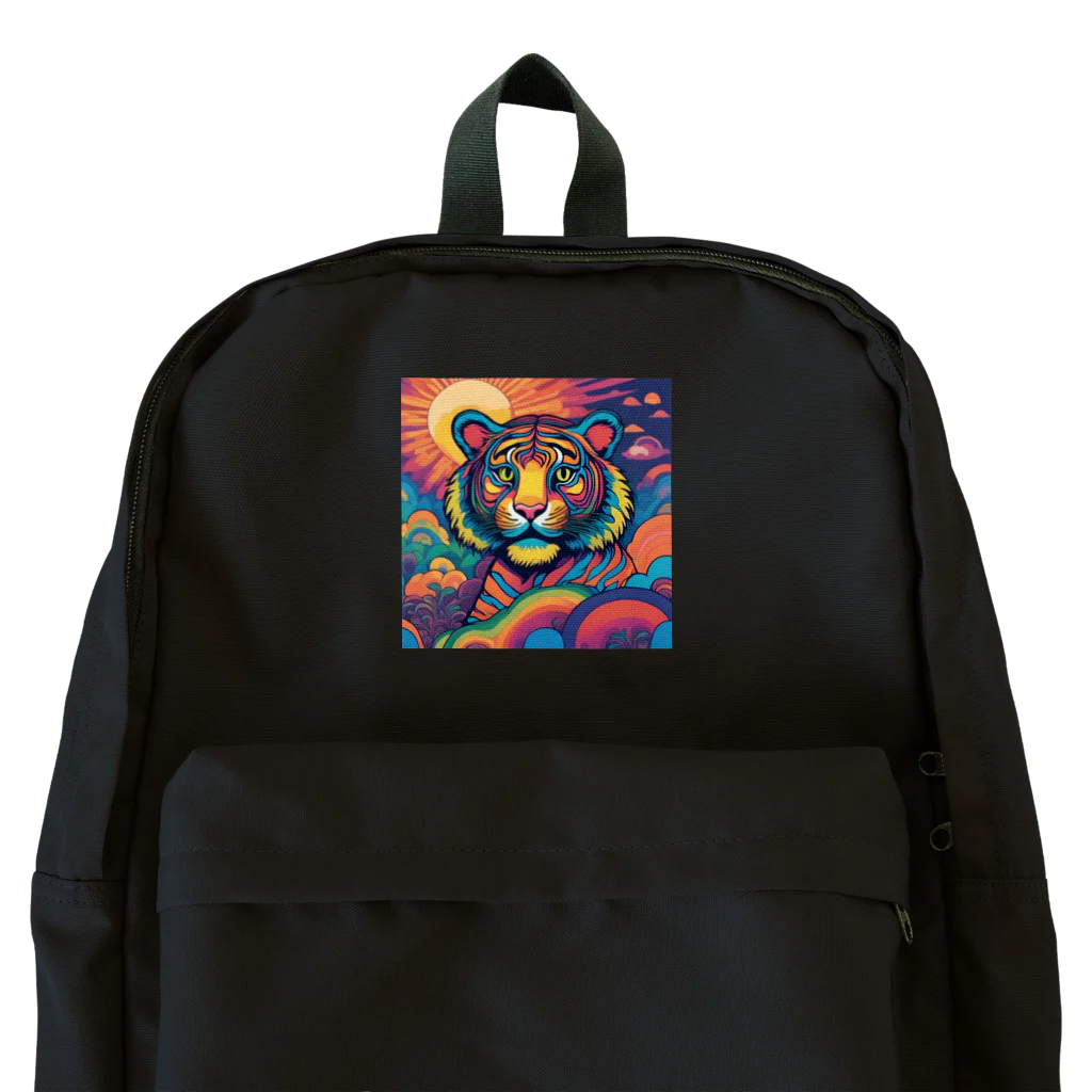 colorful-Nのカラフルなトラ Backpack