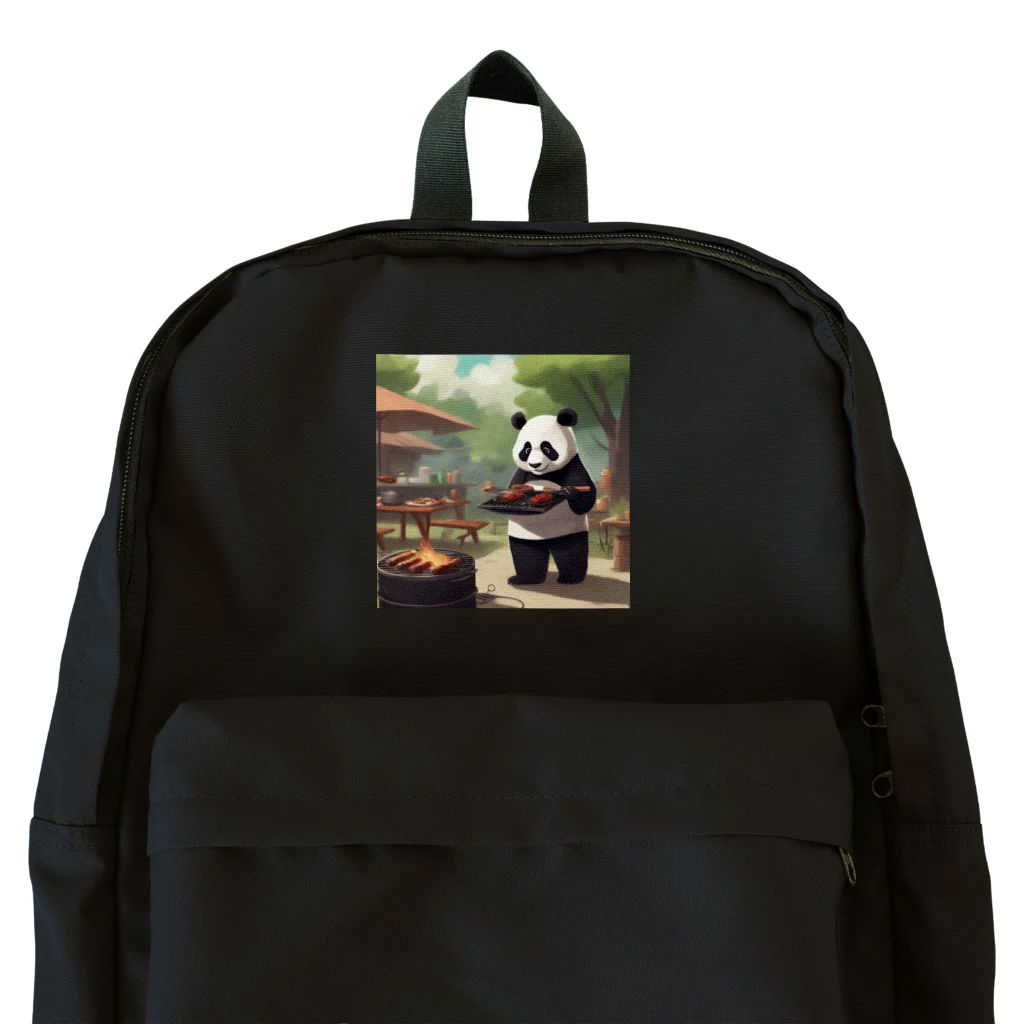 ycm02111968の「食欲をそそるパンダが食事を運びます！」 Backpack