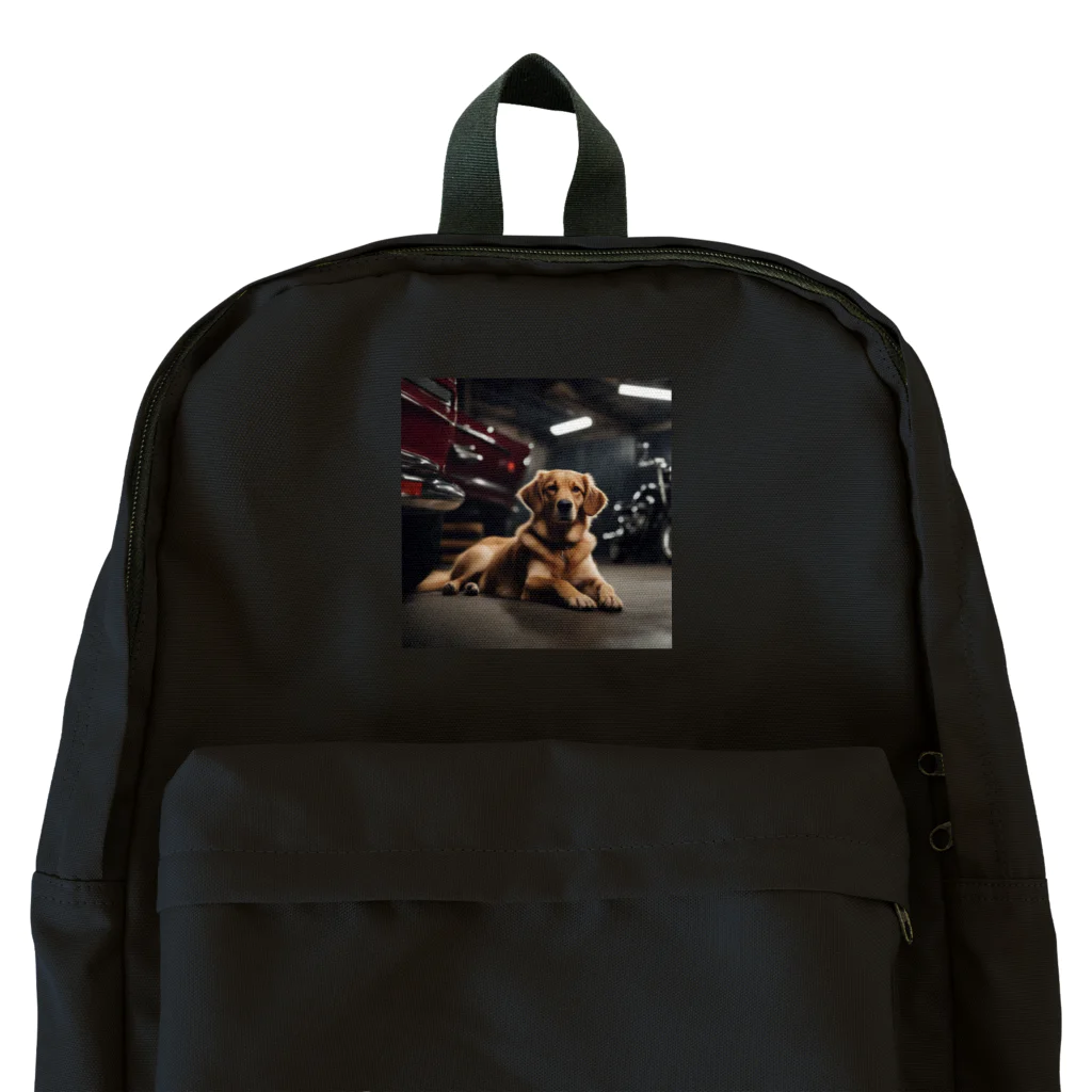 NiTiのガレージにいる犬 Backpack