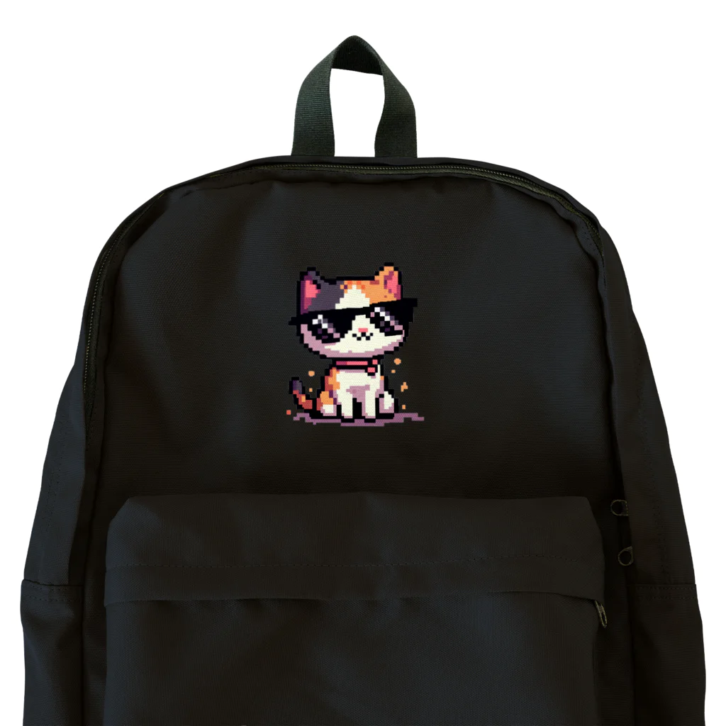 BinaryStoreのサングラスをかけた三毛猫 Backpack