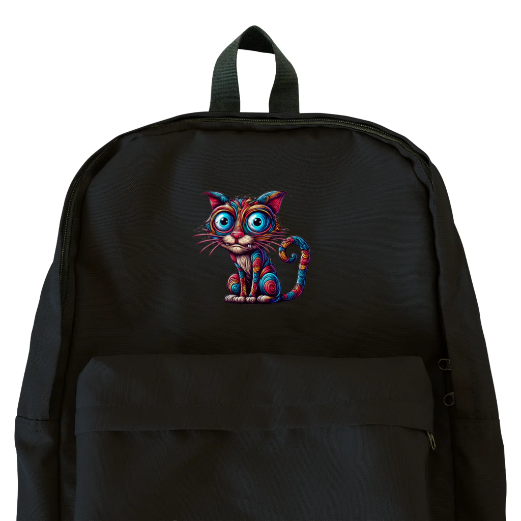 kyomukyomukarenのカラフル猫 Backpack