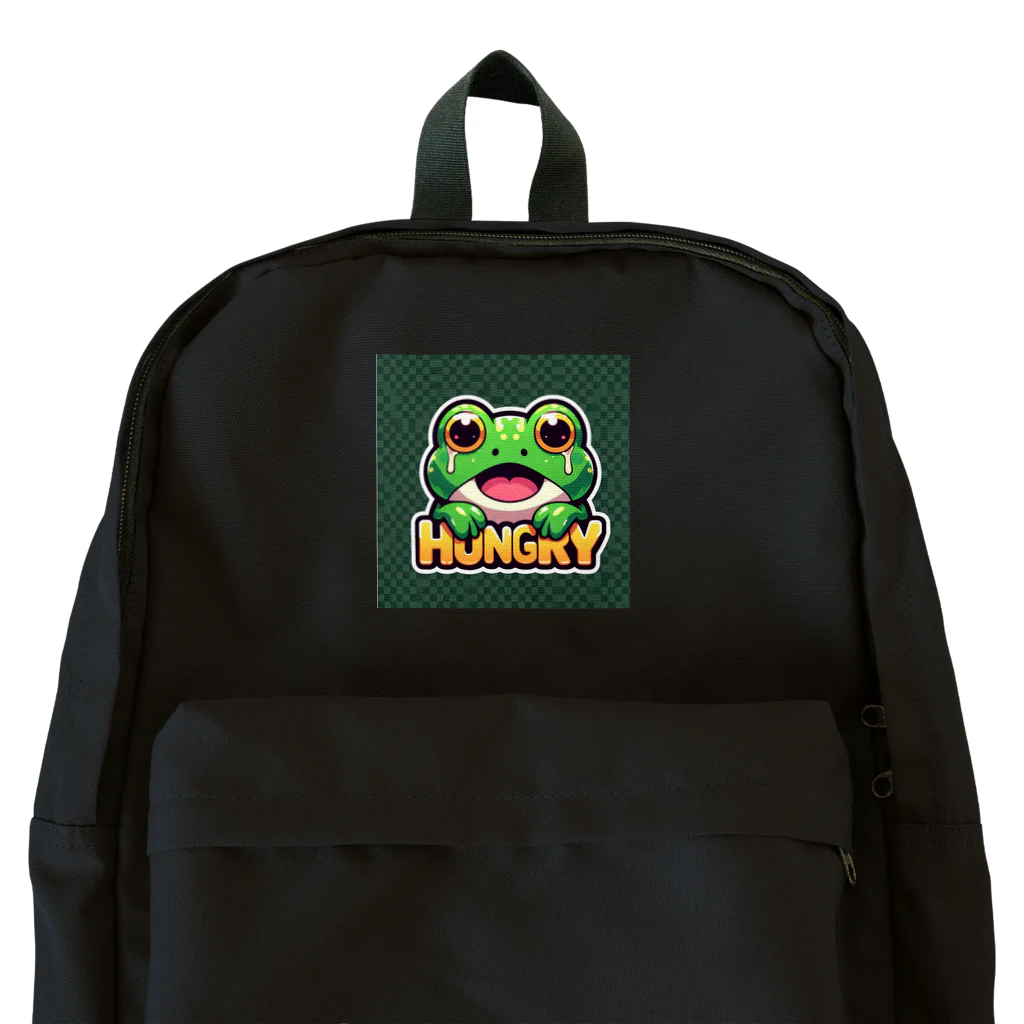 カエルグッズのHUNGRYカエル Backpack