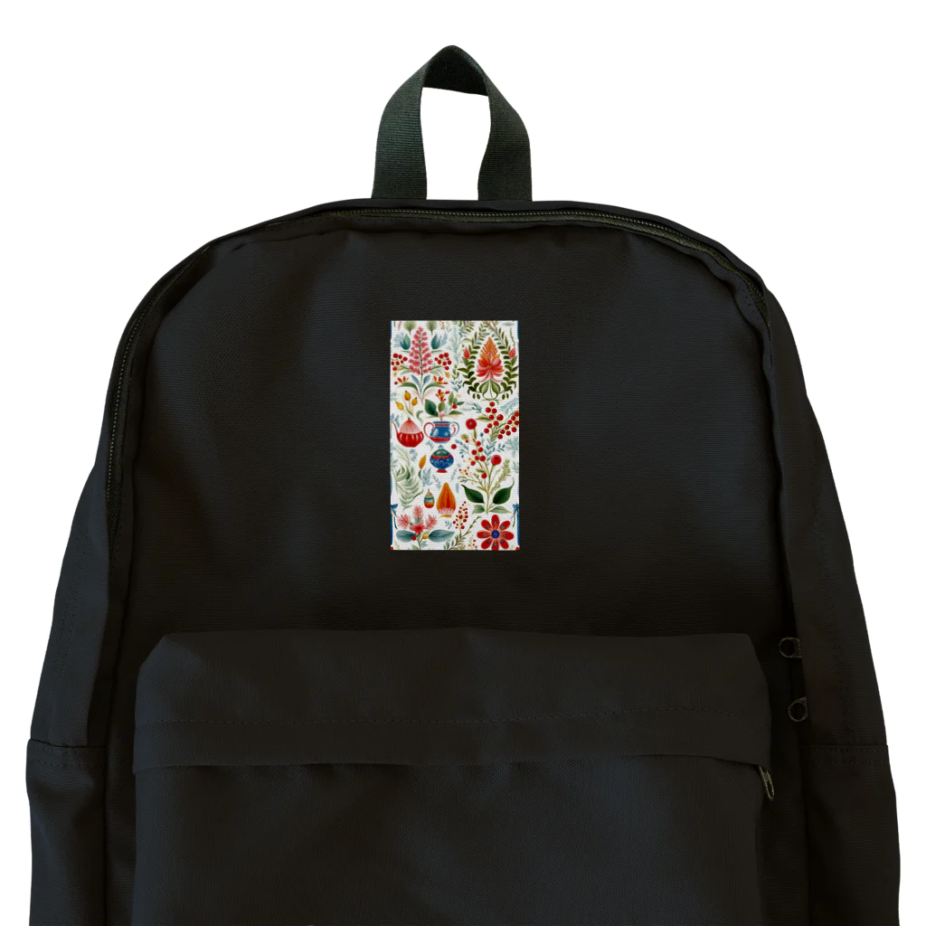 (っ◔◡◔)っ ♥ Le Petit Trésor ♥の花の詩カップ(The Flower Poetry Cup) Backpack