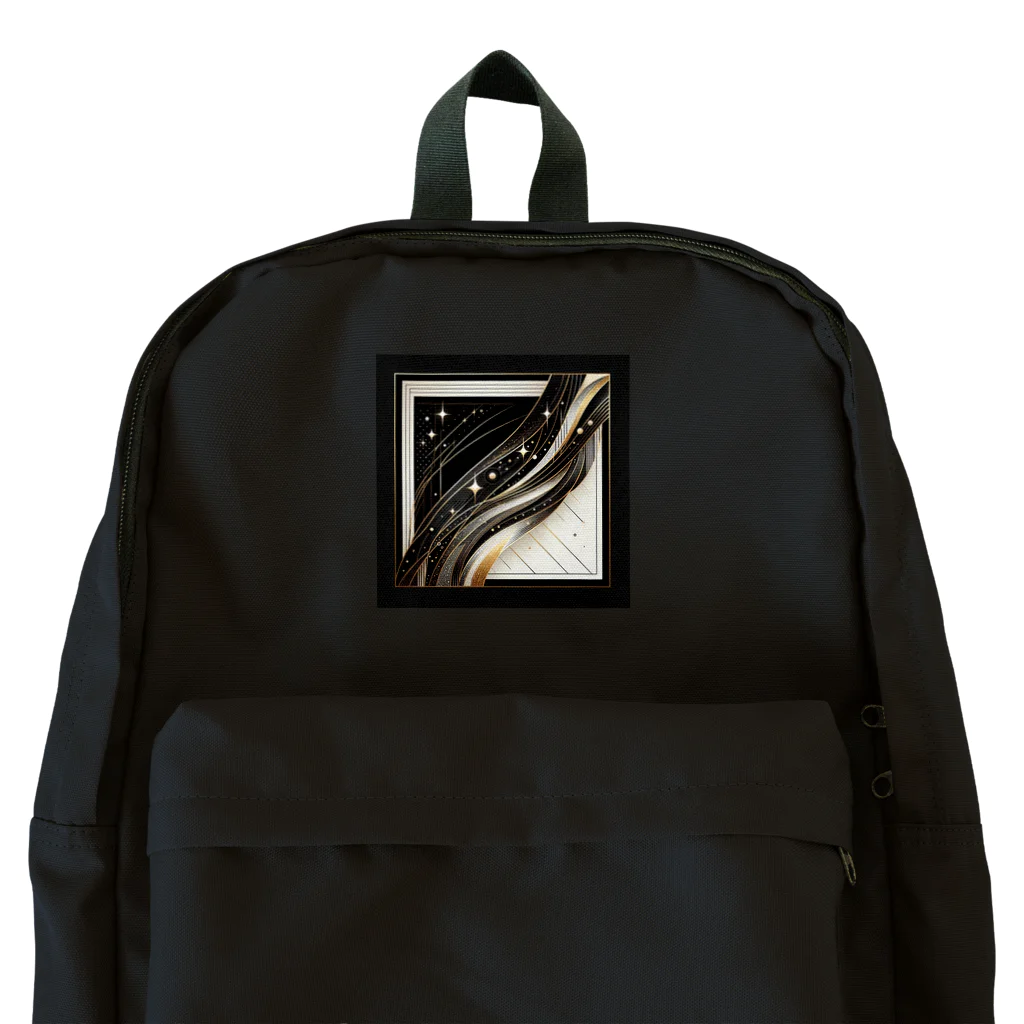 Black_White_Goldの流れ星 Backpack