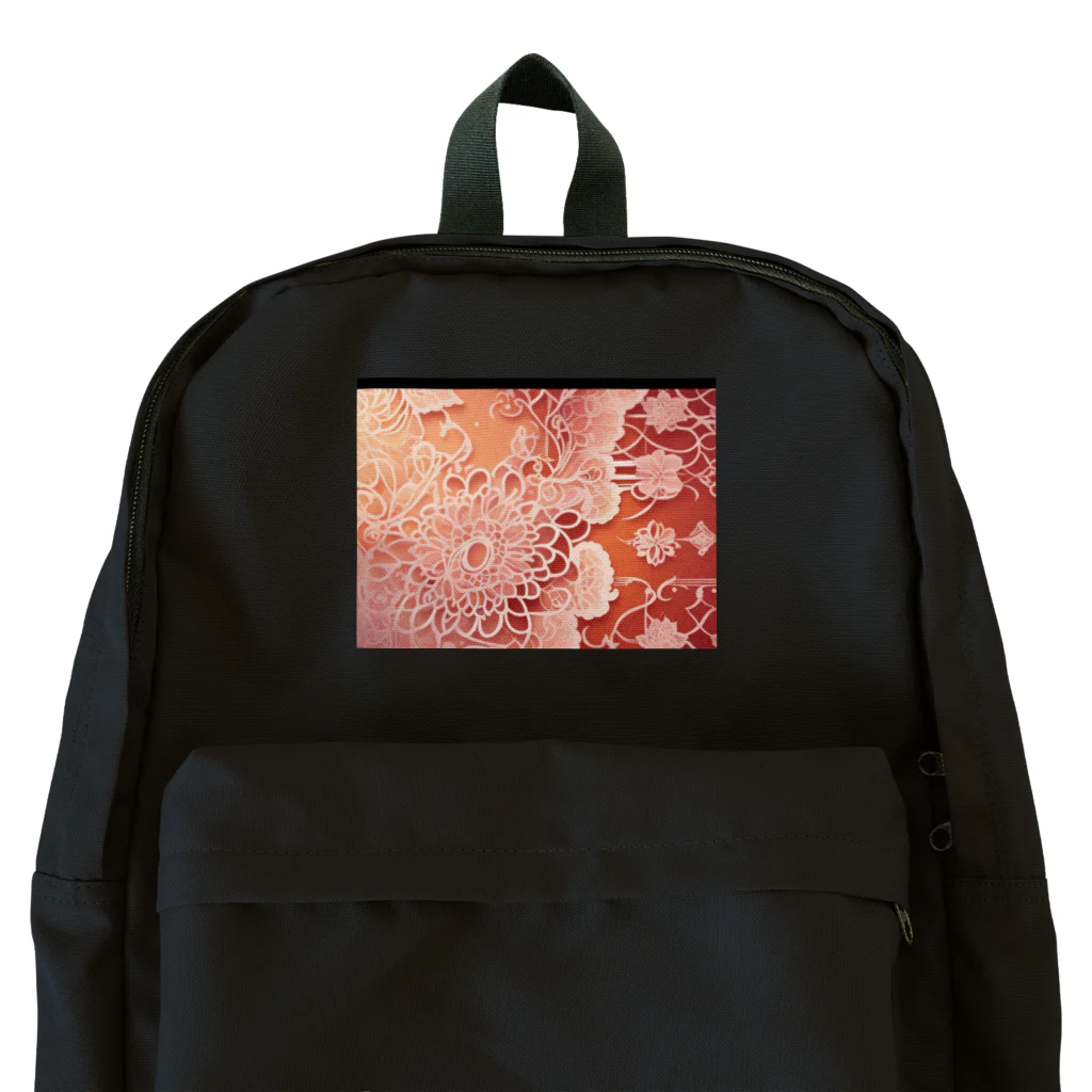 テフラんずのフラワーローズ Backpack