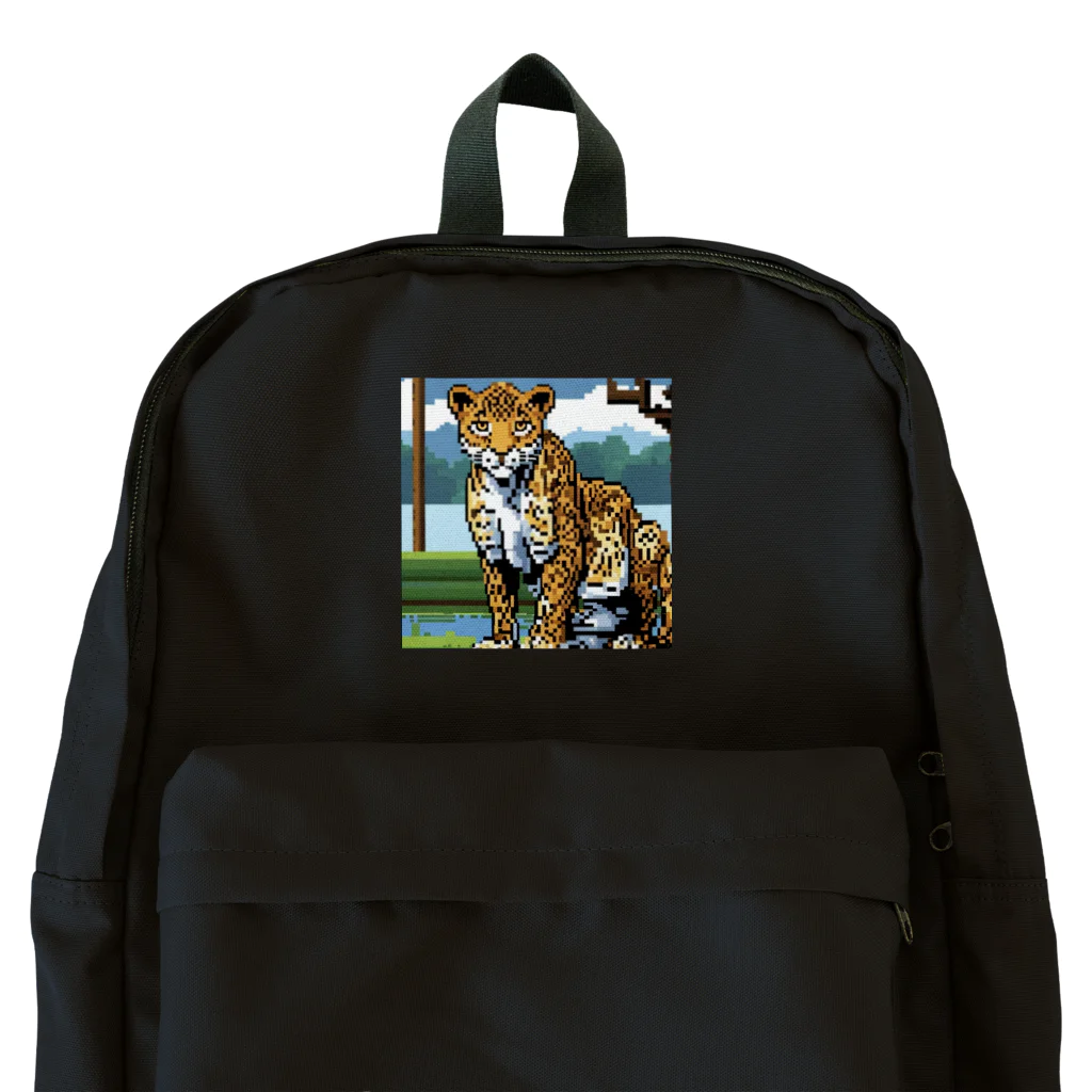 Shougun1のドット絵のヒョウ Backpack