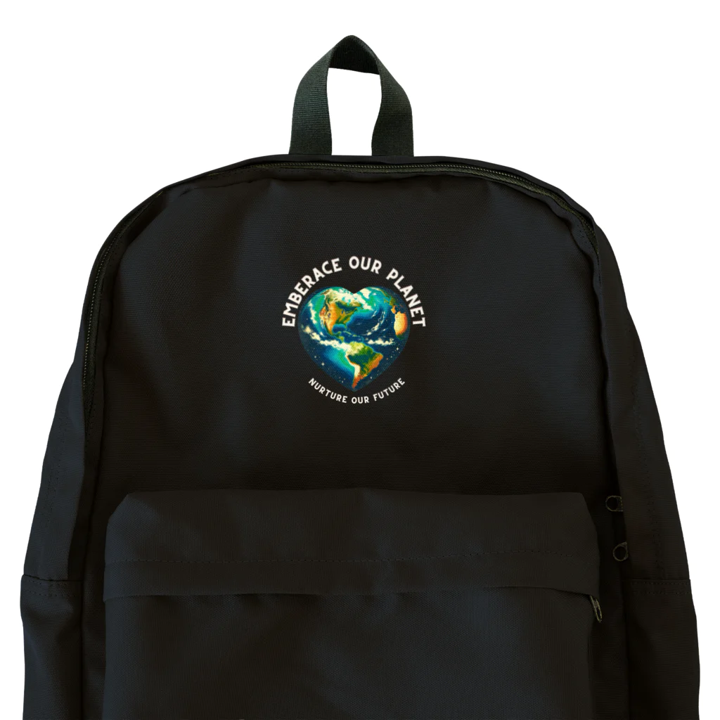 KULIEITAの地球の日　Earth day エコ　地球　ハート Backpack