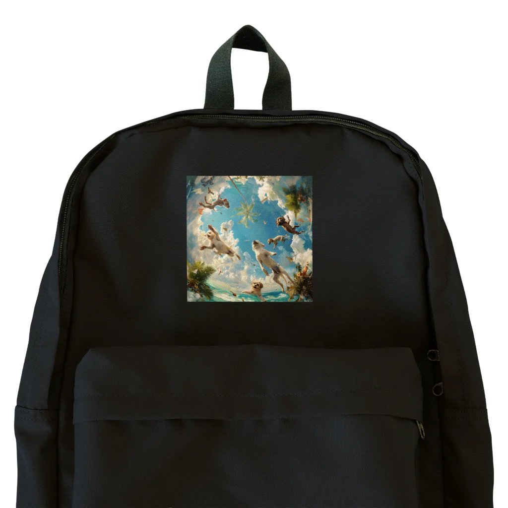 AQUAMETAVERSEのワンちゃんたちのパラダイス アメジスト 2846 Backpack