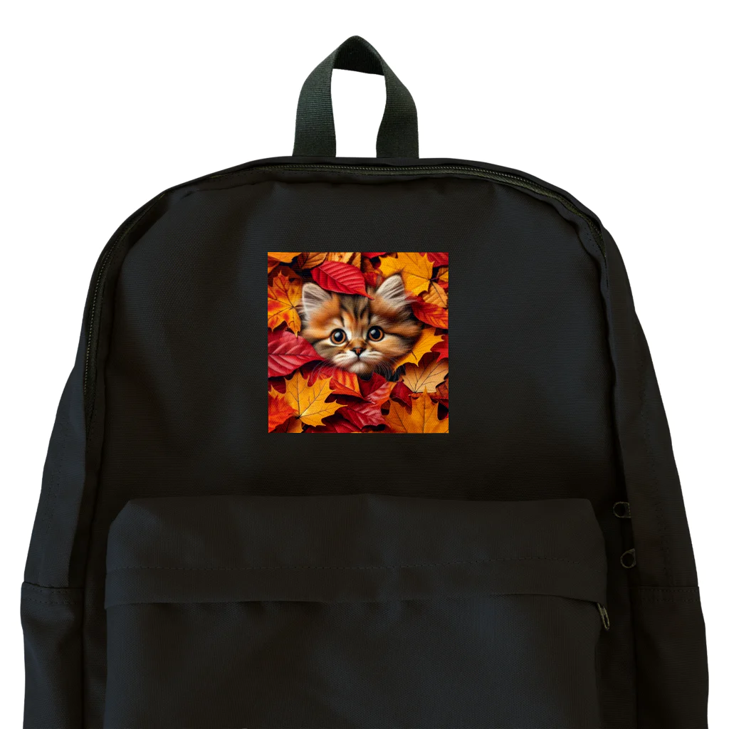 IloveCatのもみじちゃんが、キュートに遊んでいる姿 Backpack