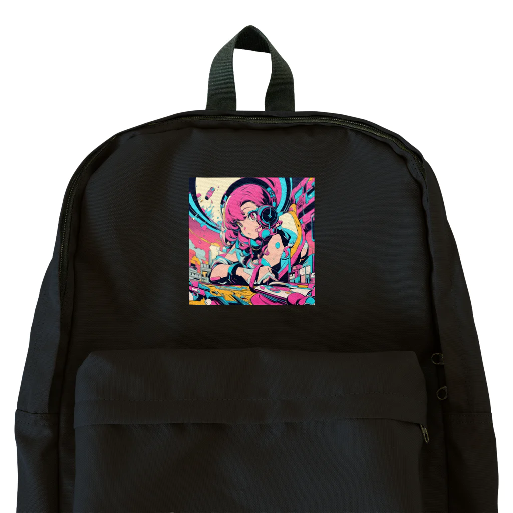 カピパーラ🐻のヒップホップDJガール♪ Backpack