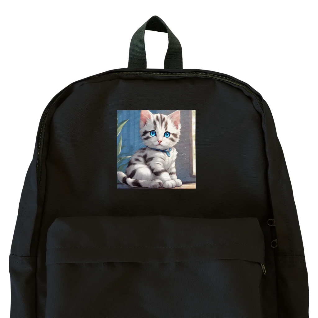 yoiyononakaの虎縞白猫のまなざし04 Backpack