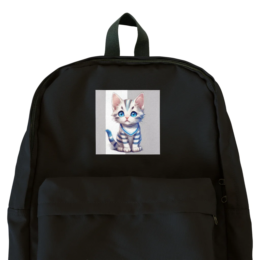 yoiyononakaの虎縞白猫のまなざし08 Backpack