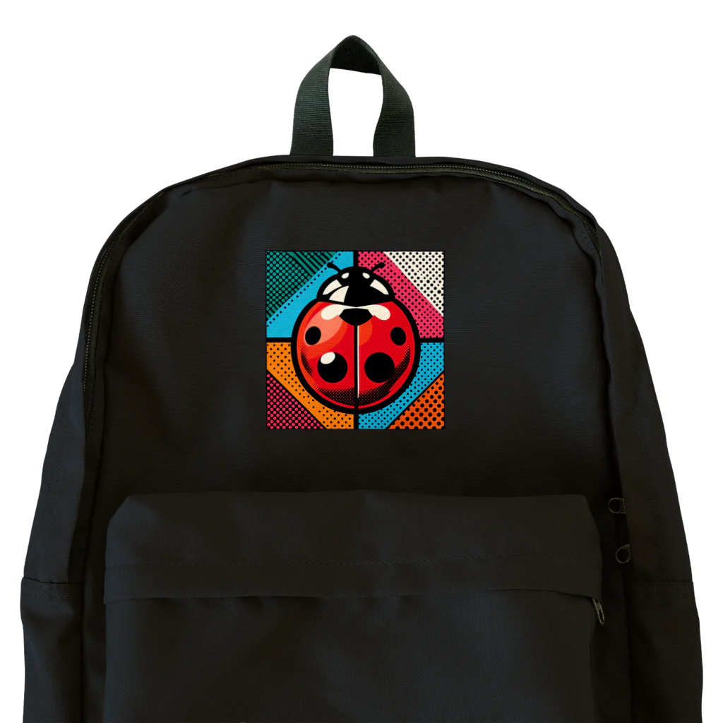 Mushikingのポップなテントウムシ Backpack