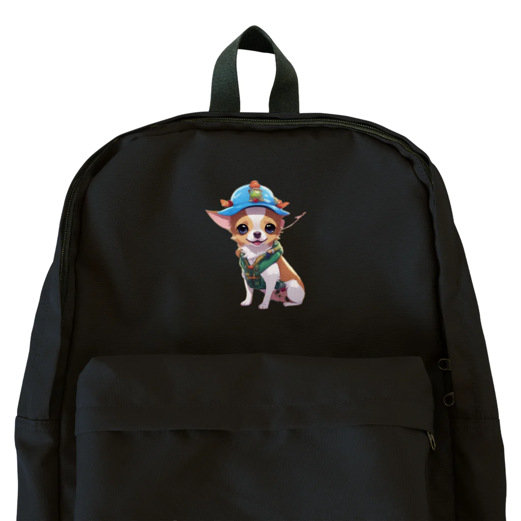 にこにこアニマルズ🐶の山登りをするチワワ Backpack