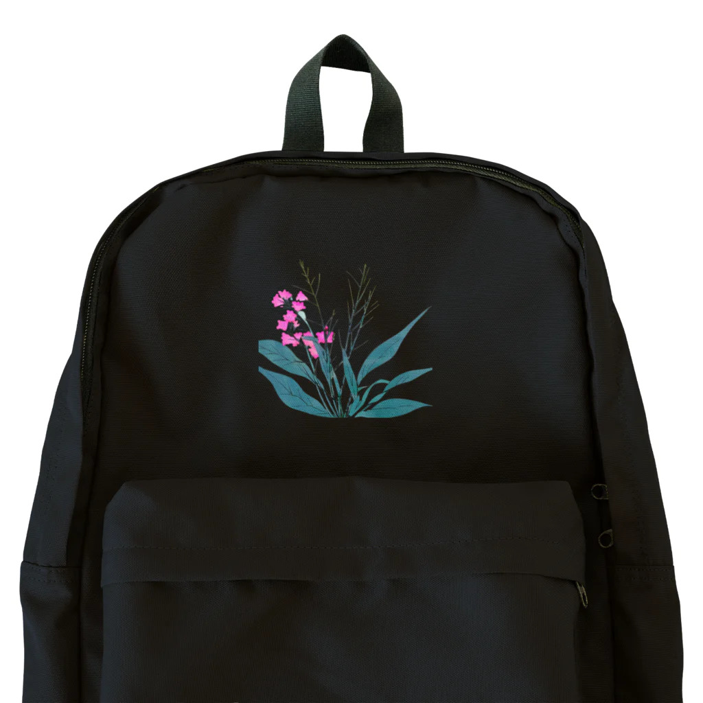 RetrowaveFlowerのRetrowaveFlower-エニシダ- Backpack