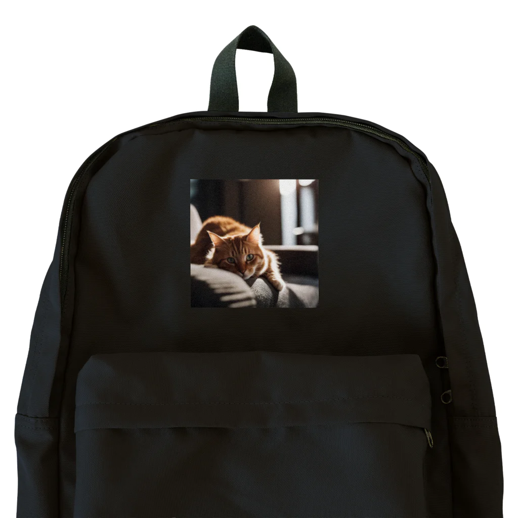 feliceのリビングでごろんとする猫 Backpack