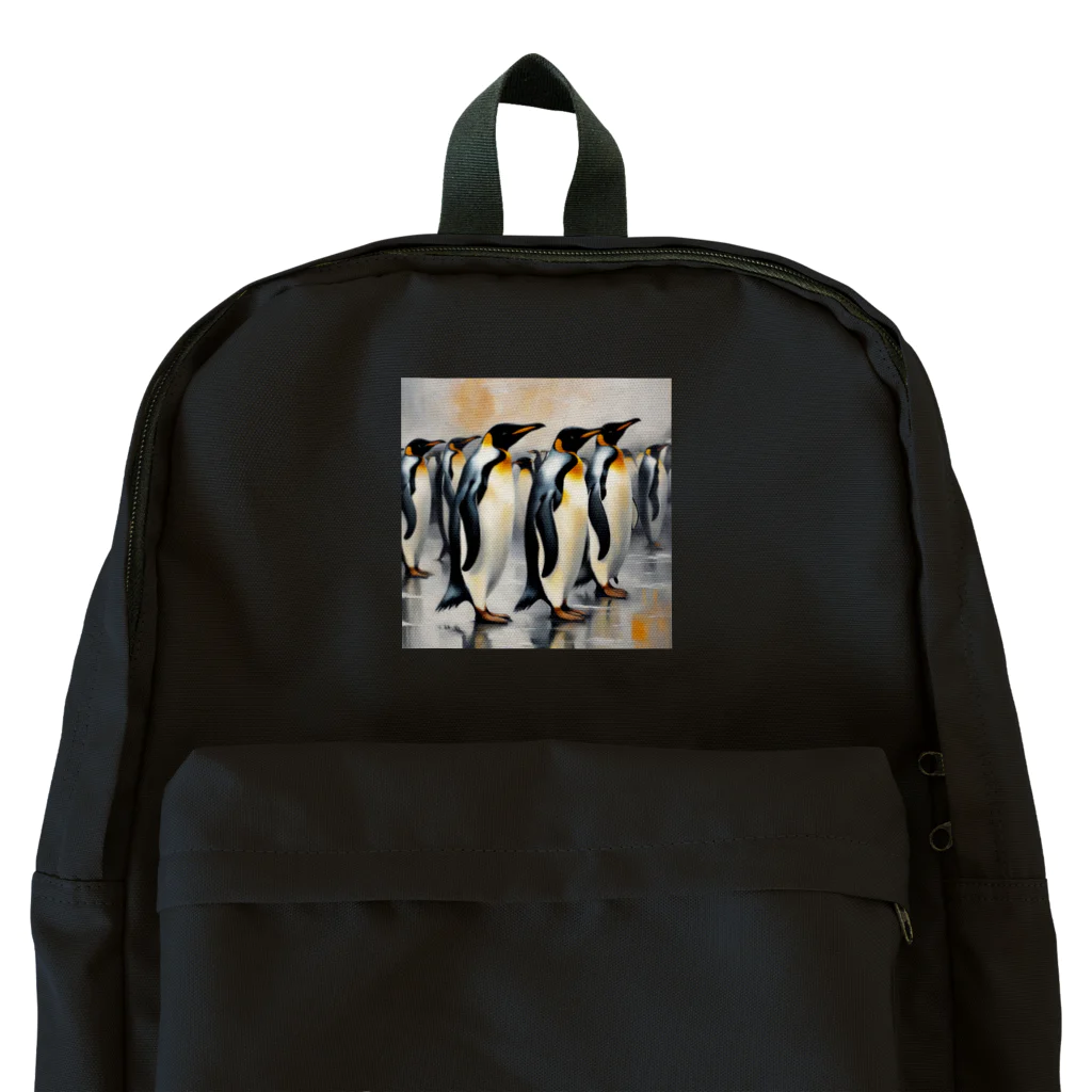 akipen76の仲間のために自分を奮起するペンギン Backpack