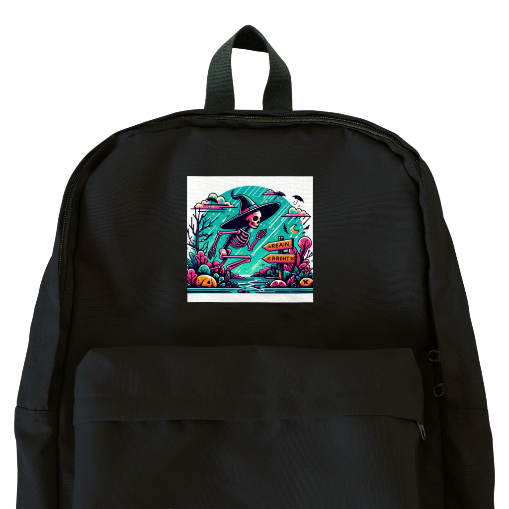 かるるんショップの骸骨紳士シリーズ　雨ニモマケズ、風ニモマケズ Backpack