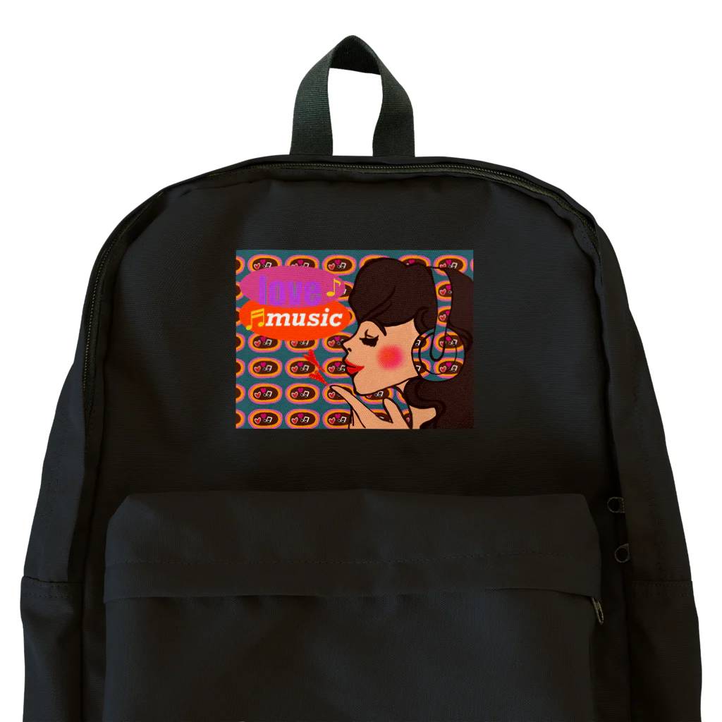 にじわたりねこのラブミュージック Backpack