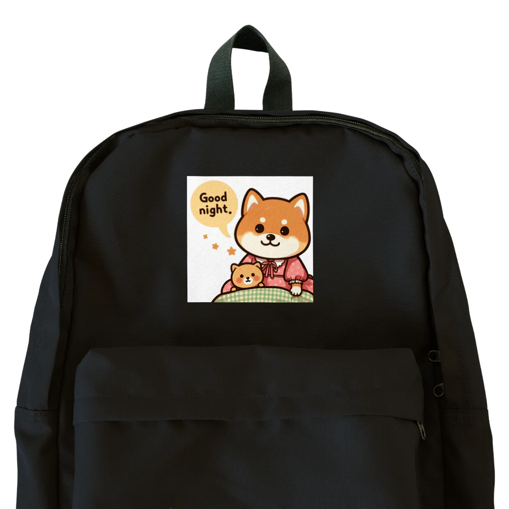 メアリーの今夜は可愛い柴犬スタンプで癒しの時間 Backpack