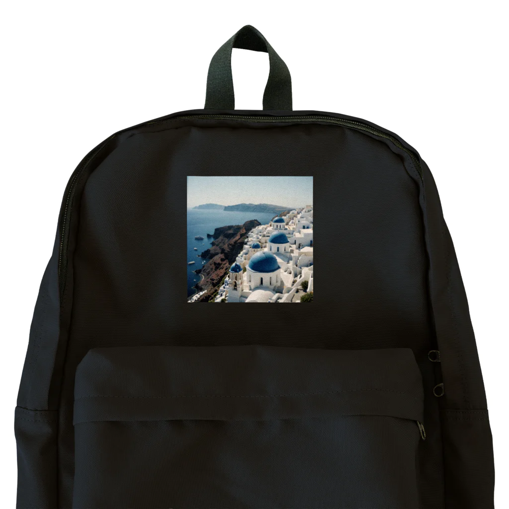 Kitty55のギリシャサントリーニ島 Backpack