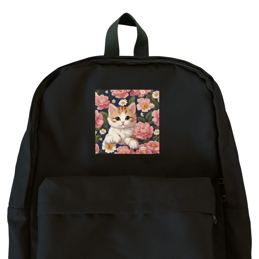 WolthCaの可愛い猫に華を添えて2nd Backpack