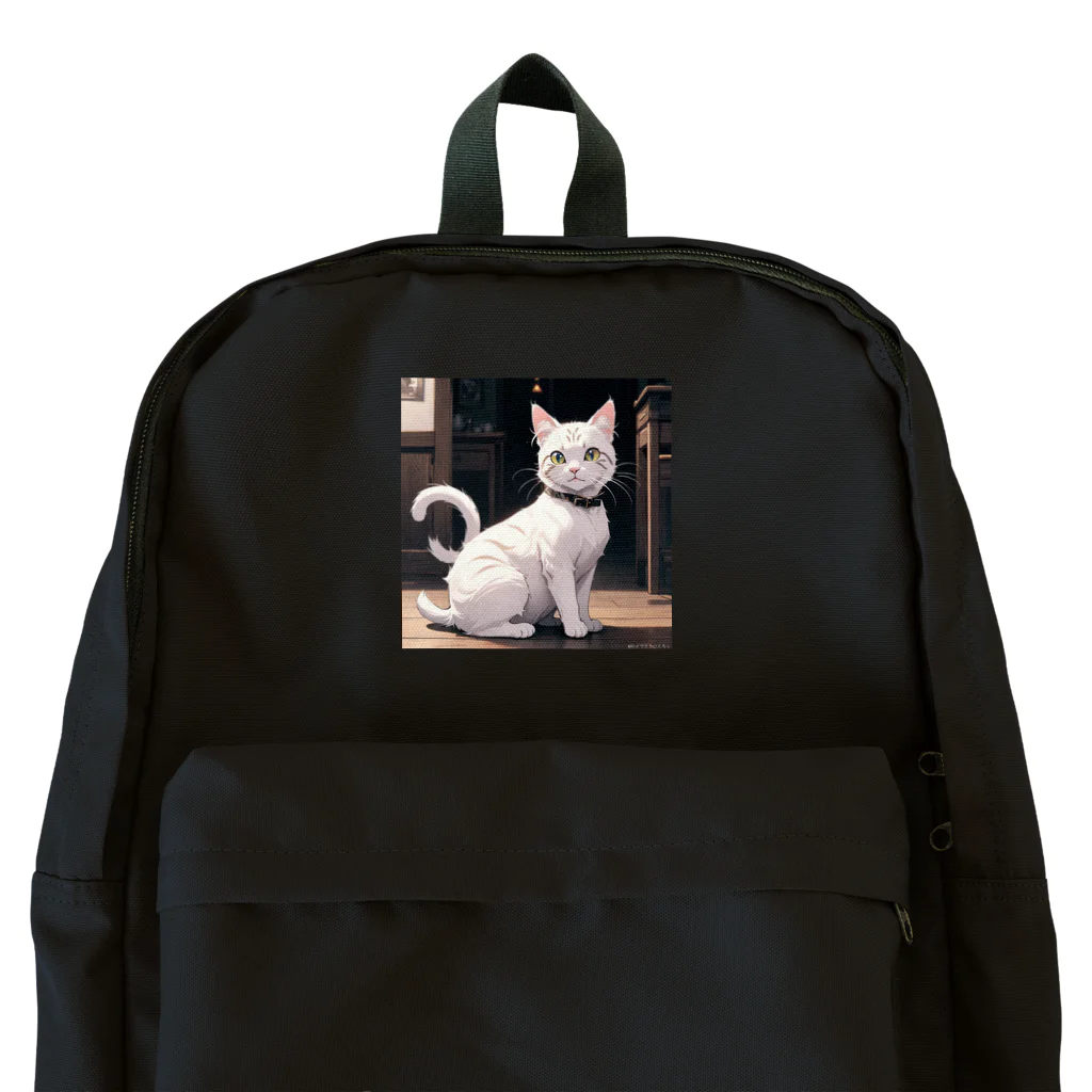 御殿のヒロ（猫大好き）の癒しの猫 Backpack