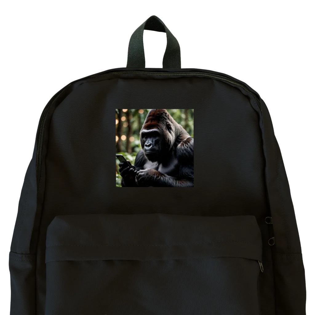 fumi_sportsの現代人すぎるゴリラ Backpack