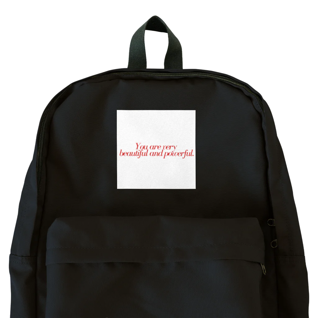 SHEのYou are very  beautiful and powerful. Backpack