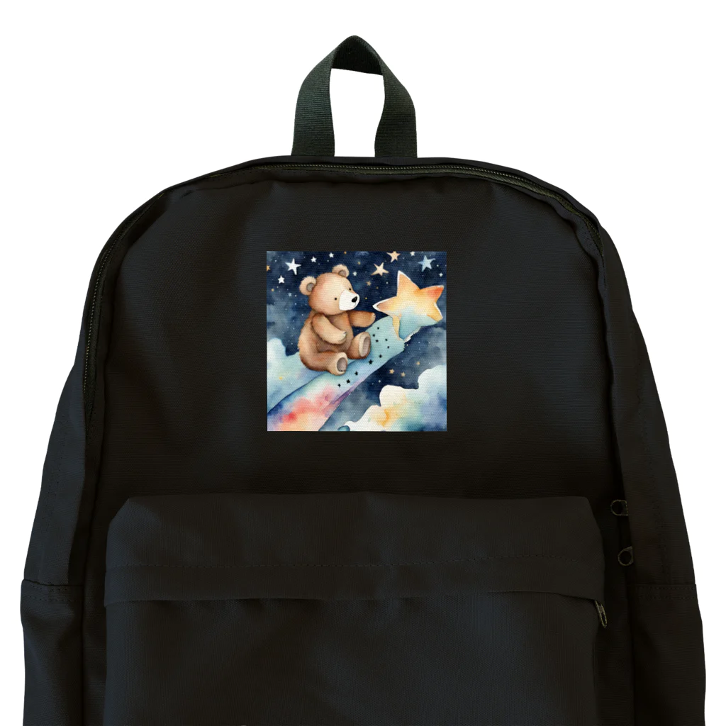 星降る夜にの流星熊 Backpack