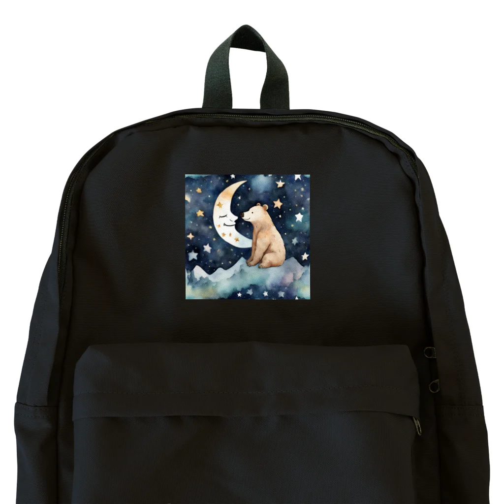 星降る夜にの三日月熊 Backpack